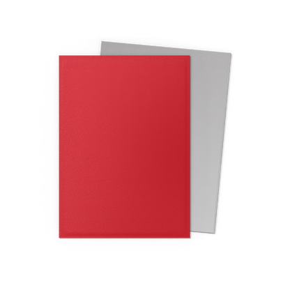 SLEEVES DS Matte Dual - Crimson & Silver (100)
