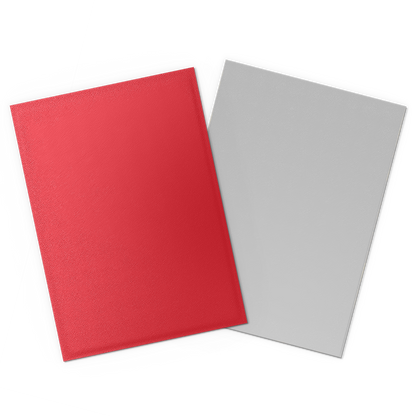 SLEEVES DS Matte Dual - Crimson & Silver (100)
