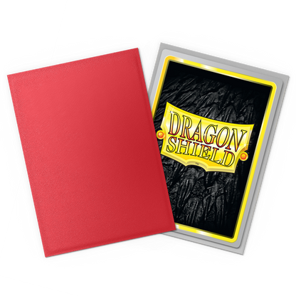 SLEEVES DS Matte Dual - Crimson & Silver (100)