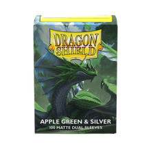 SLEEVES DS Matte Dual - Apple Green & Silver (100)