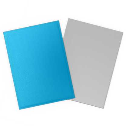 SLEEVES DS Matte Dual - Sky Blue & Silver (100)