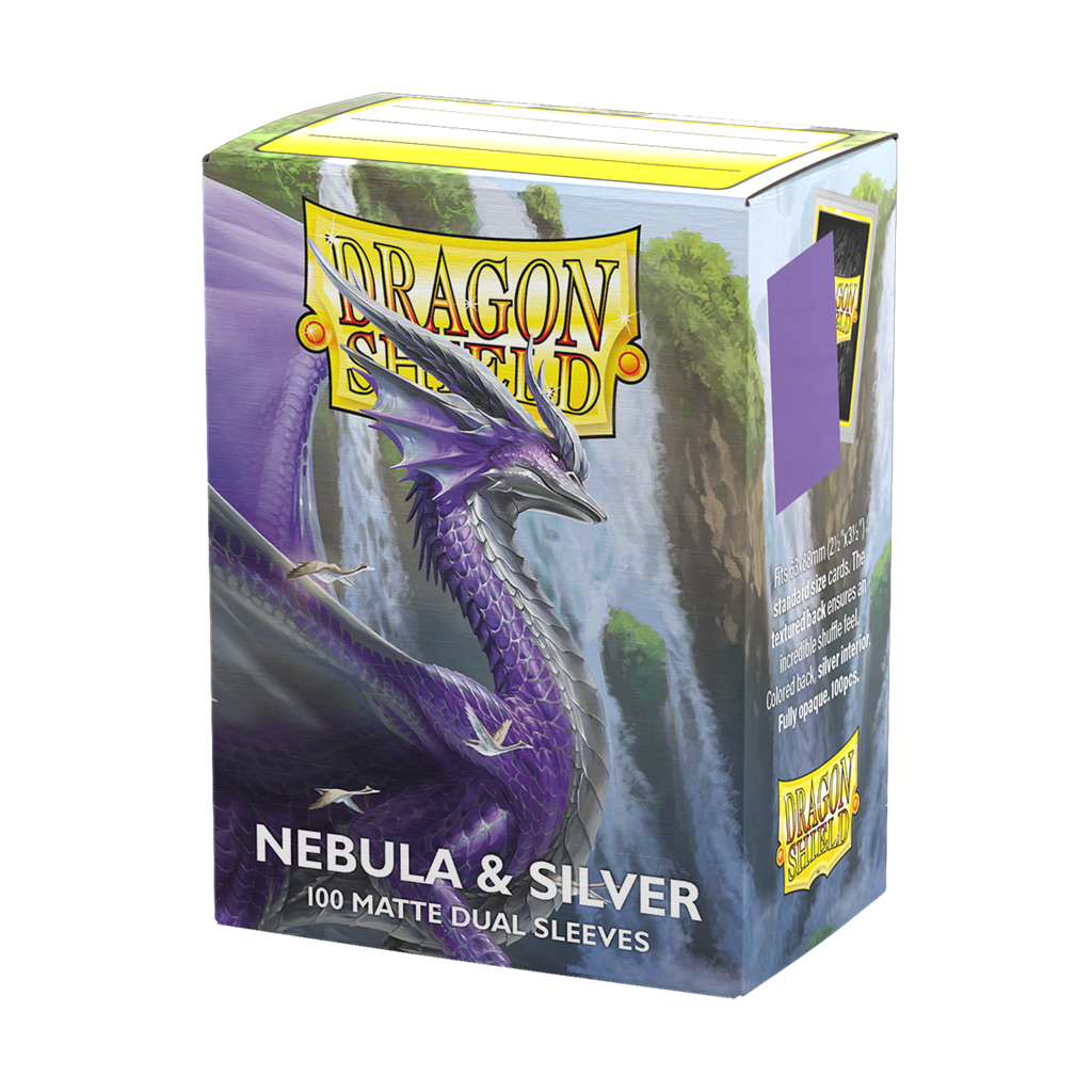 SLEEVES DS Matte Dual - Nebula & Silver (100)