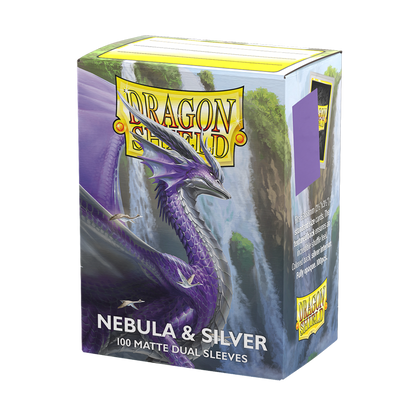SLEEVES DS Matte Dual - Nebula & Silver (100)