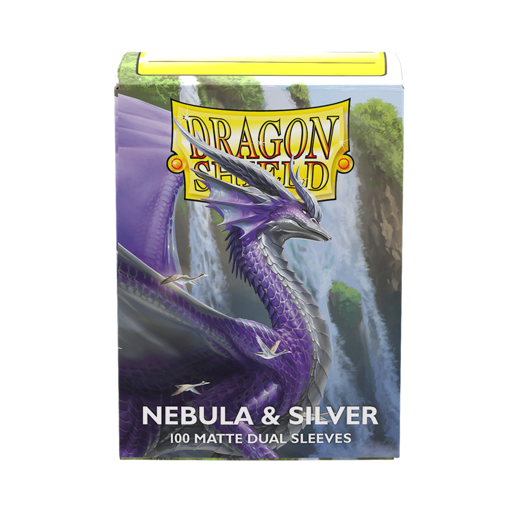 SLEEVES DS Matte Dual - Nebula & Silver (100)