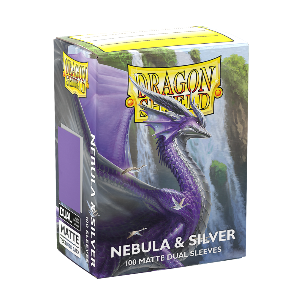 SLEEVES DS Matte Dual - Nebula & Silver (100)
