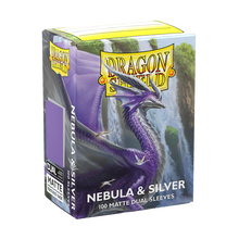 SLEEVES DS Matte Dual - Nebula & Silver (100)