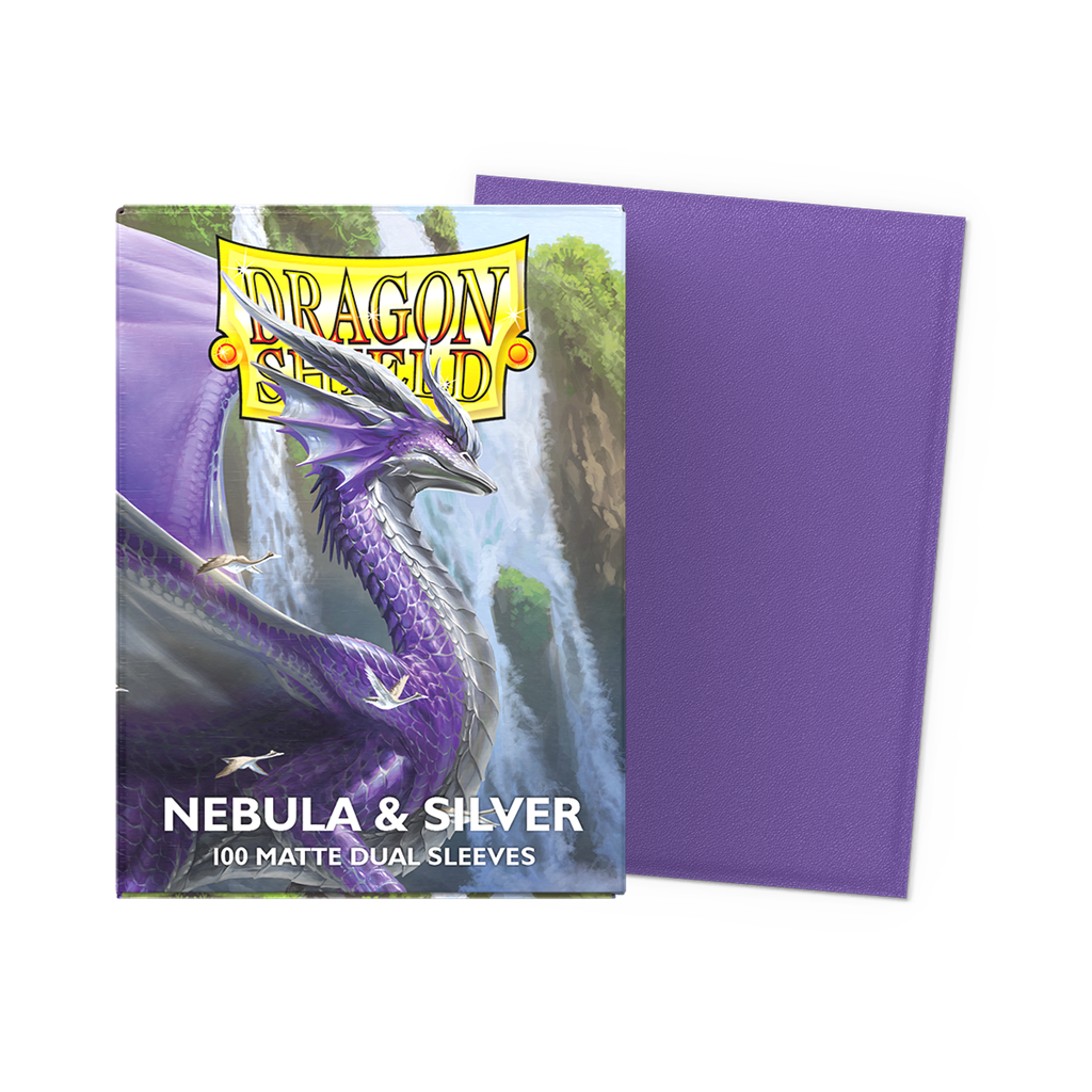 SLEEVES DS Matte Dual - Nebula & Silver (100)