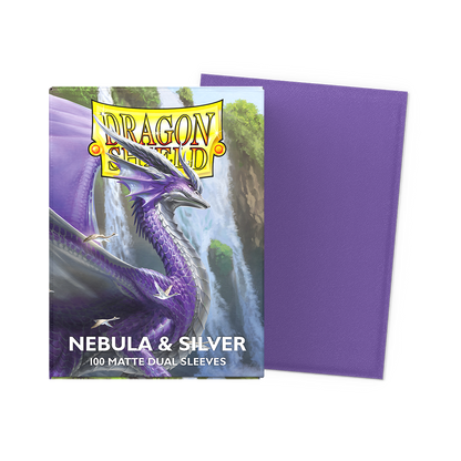 SLEEVES DS Matte Dual - Nebula & Silver (100)