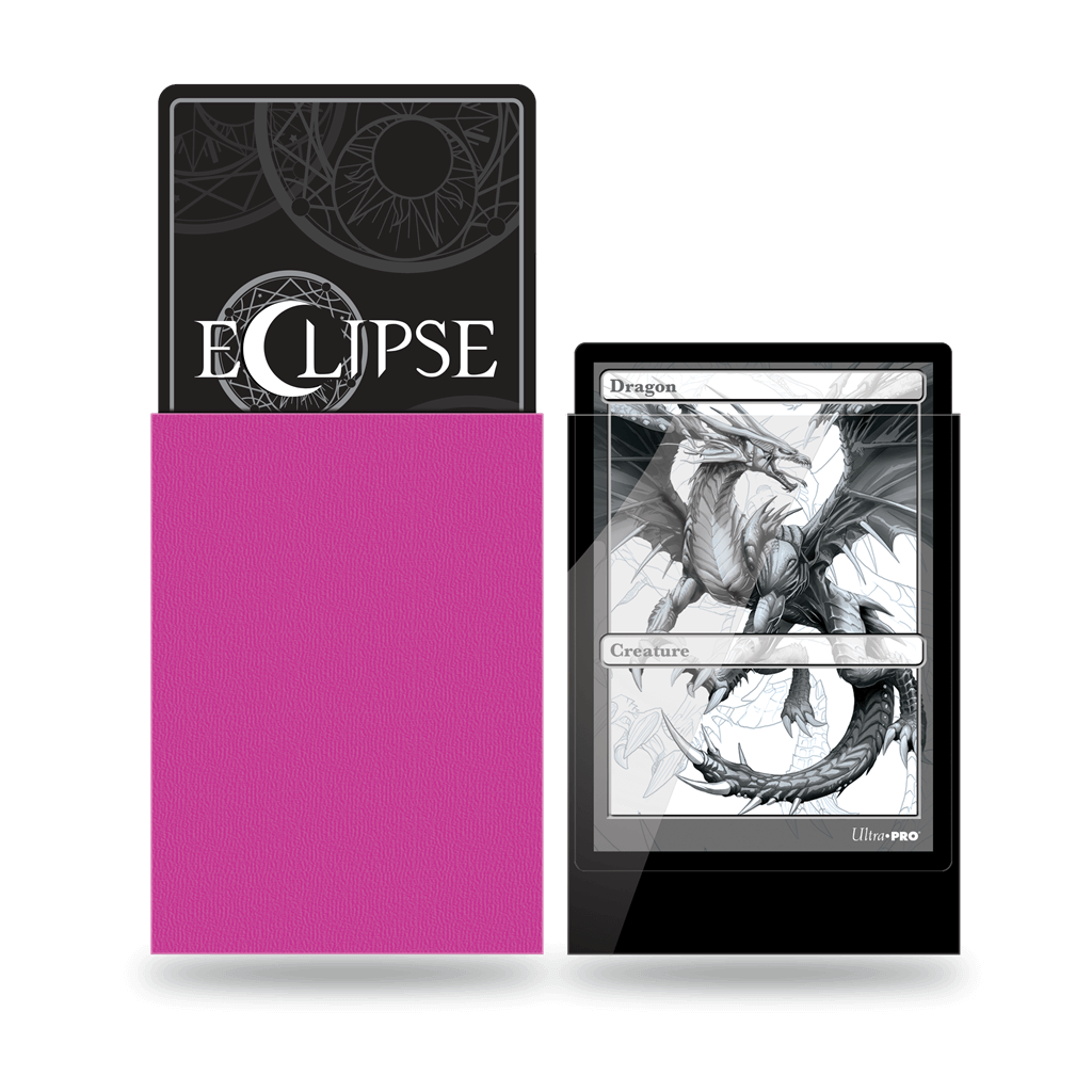 Accessoires Eclipse Deck Protector sleeves are now in 100ct packages, with three new colors! Royal Purple, Smoke Grey, & Forest Green. • New part numbers and color names to avoid ordering confusion. • Increased color and edge consistency. • All colors are