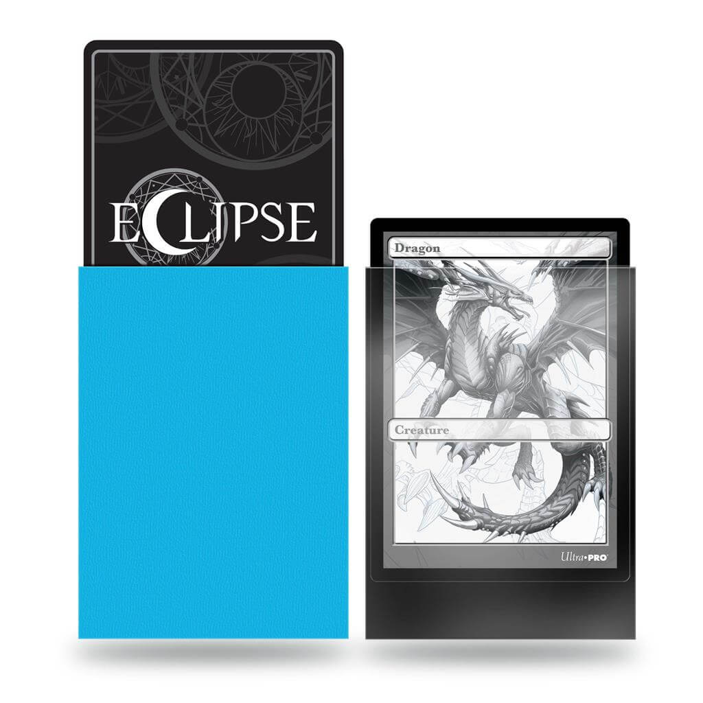 Accessoires Eclipse Deck Protector sleeves are now in 100ct packages, with three new colors! Royal Purple, Smoke Grey, & Forest Green. • New part numbers and color names to avoid ordering confusion. • Increased color and edge consistency. • All colors are