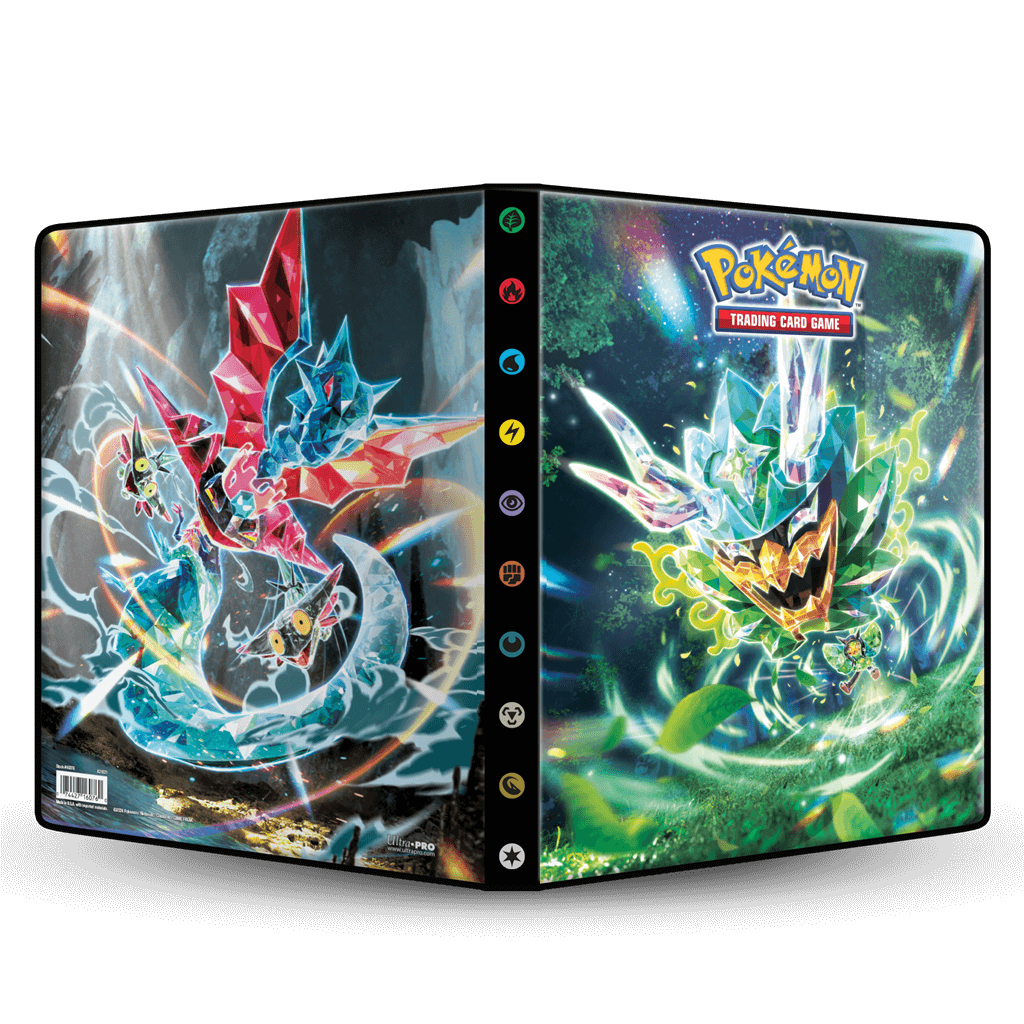 Pokémon 9-Pocket Portfolios for Pokemon feature a vibrant, full-art cover. Each portfolio stores and protects up to 90 standard size cards single-loaded and 180 cards double-loaded in archival-safe polypropylene pages. Made in California, U.S.A. Officiall