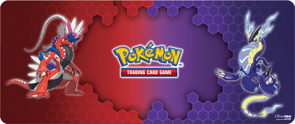 Pokémon 6ft Table Playmats for Pokemon provide a soft fabric play surface which helps protect cards during gameplay. The non-slip rubber backing helps keep the Table Playmat from shifting during use. Measures approximately 72 in. x 30 in. Officially licen