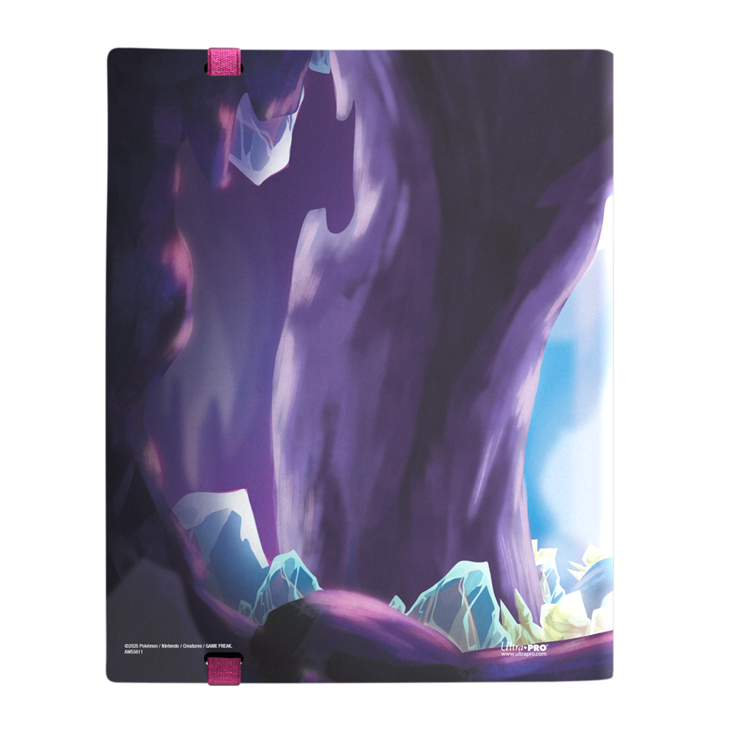 Pokémon 9-Pocket PRO-Binders for Pokémon are designed for collecting and organizing your favorite trading cards. This PRO-Binder features a vibrant, full-art cover of Tinkaton, and includes an elastic strap closure. Side-loading pockets and low-friction m