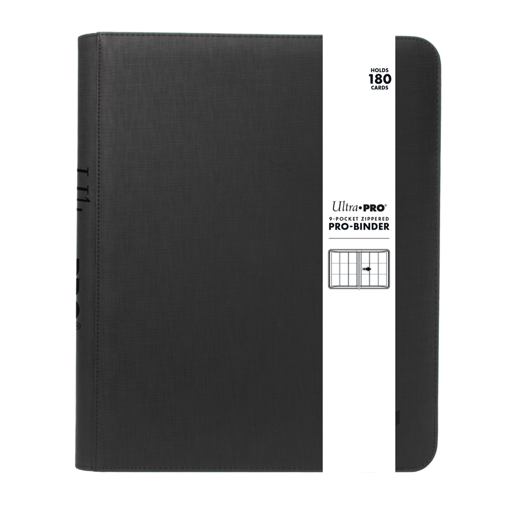 Accessoires PRO-BINDER Zippered 9-Pocket PremiumThe 9-Pocket Zippered Premium PRO-Binder® is designed for collecting and organizing your favorite trading cards. Each binder features a padded textured cover with a zipper closure and pull tab. After unzippi