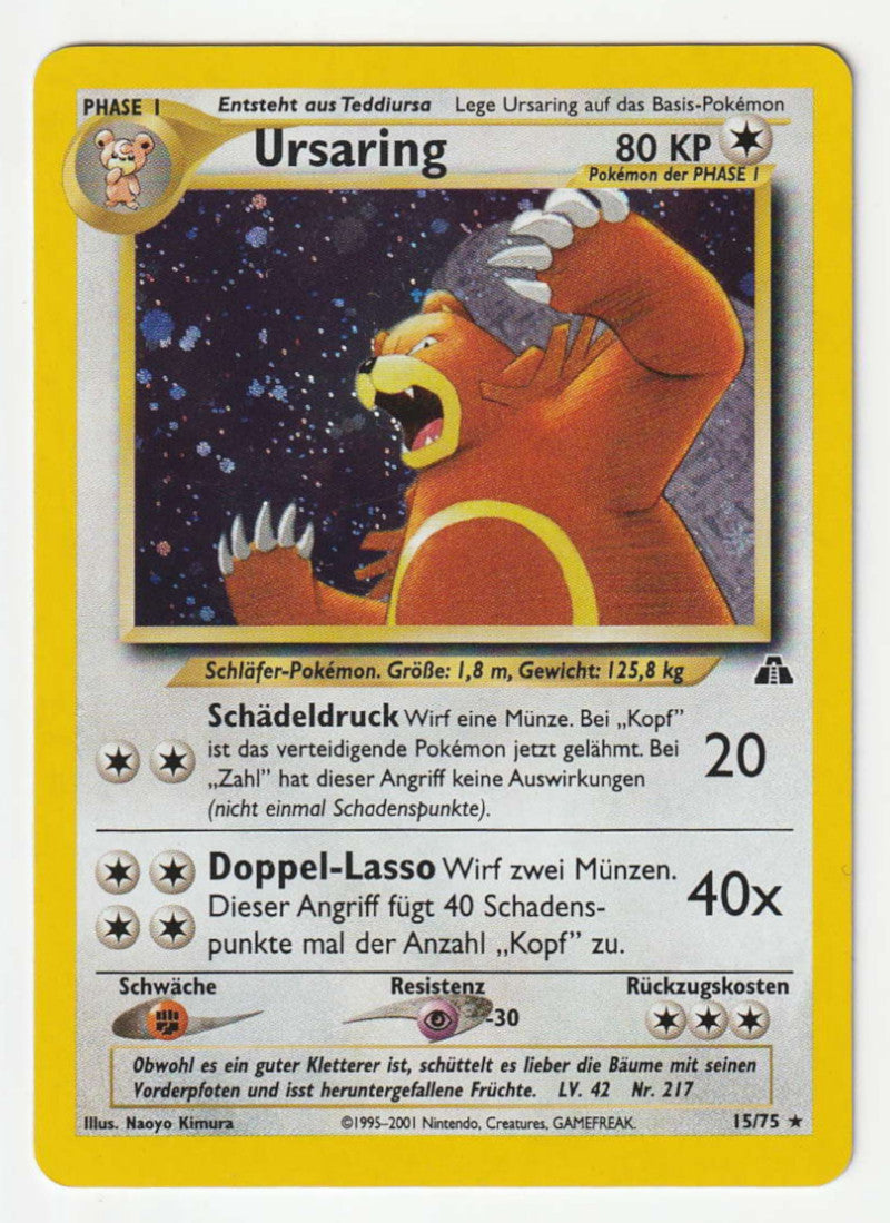 Ursaring - Neo Discovery - 15/75