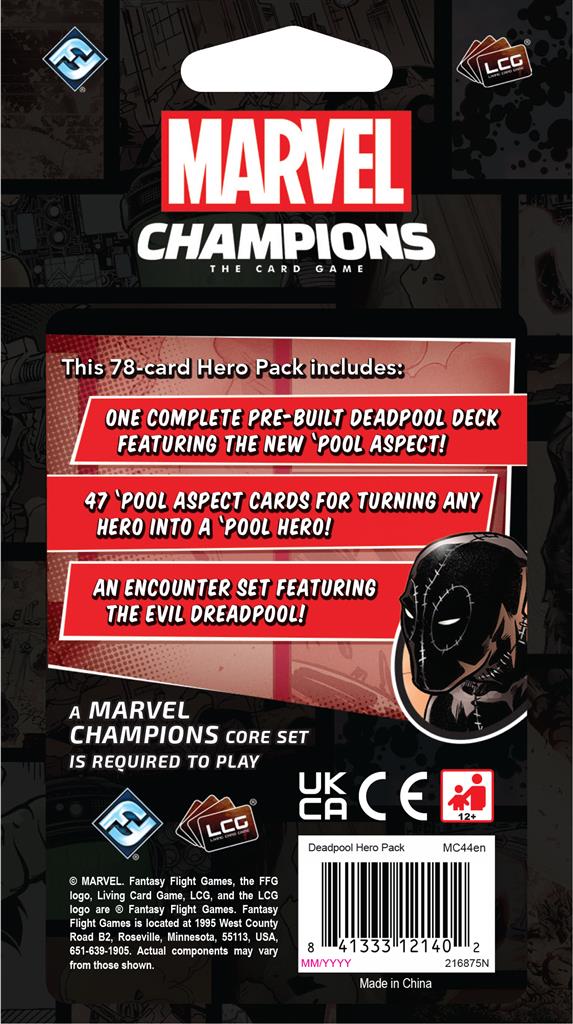 Marvel JCC Champions Pack Héros Deadpool