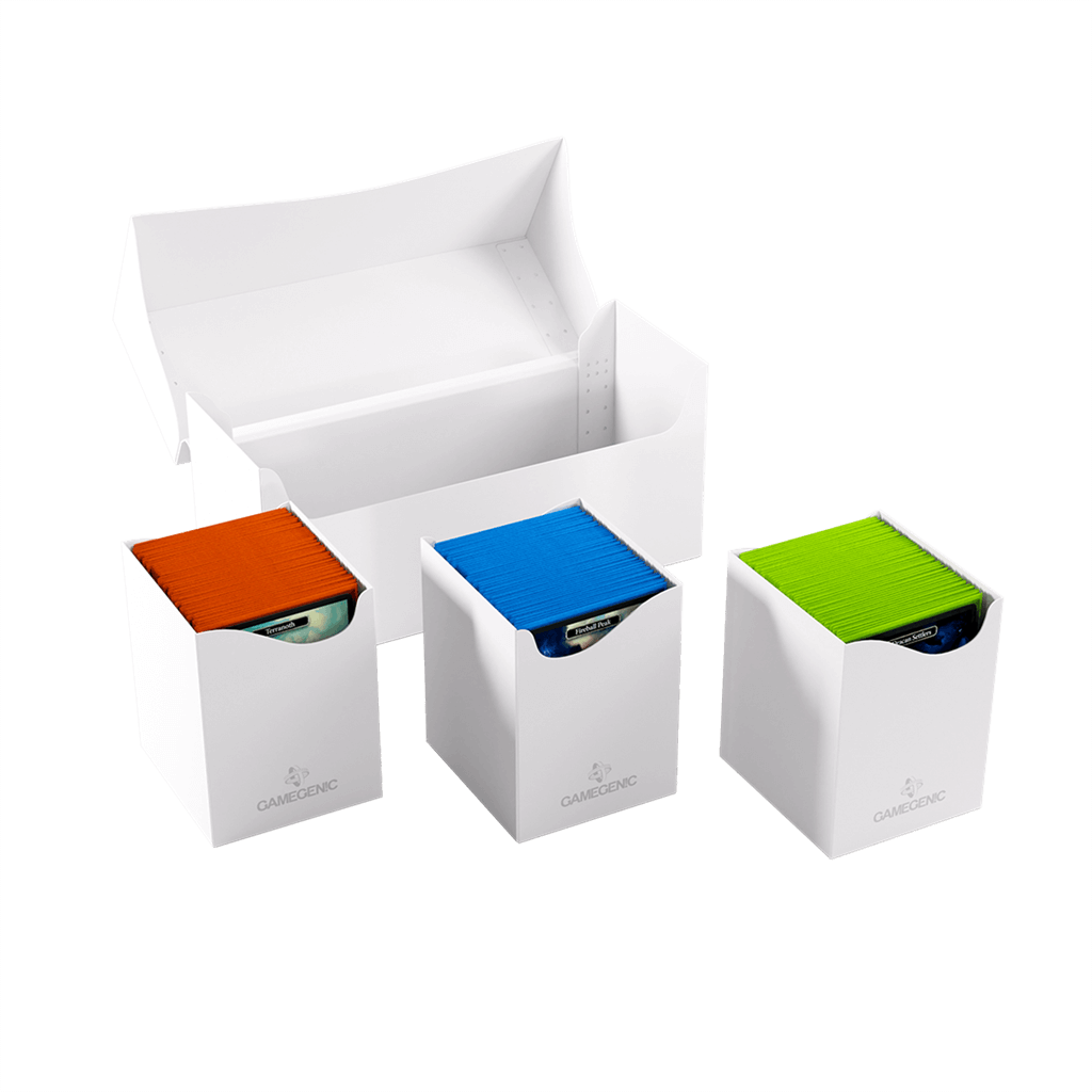 Accessoires Opbergbox die geschikt is voor vier complete kaartendecks of tot maximaal 300 kaarten met dubbele sleeves.