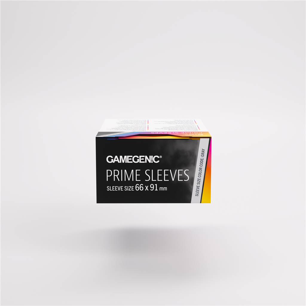 GameGenic SLEEVES Pack Prime Dark Grey 66x91mm (100 sleeves)
