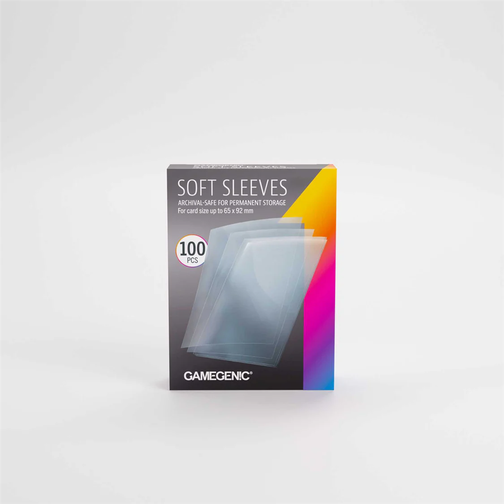 GameGenic SLEEVES Soft Sleeves Lot 67x94 (100 pièces)