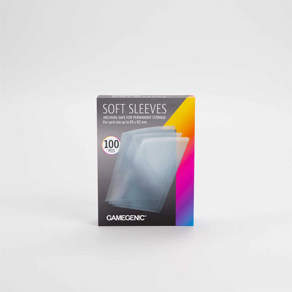 GameGenic SLEEVES Soft Sleeves Lot 67x94 (100 pièces)