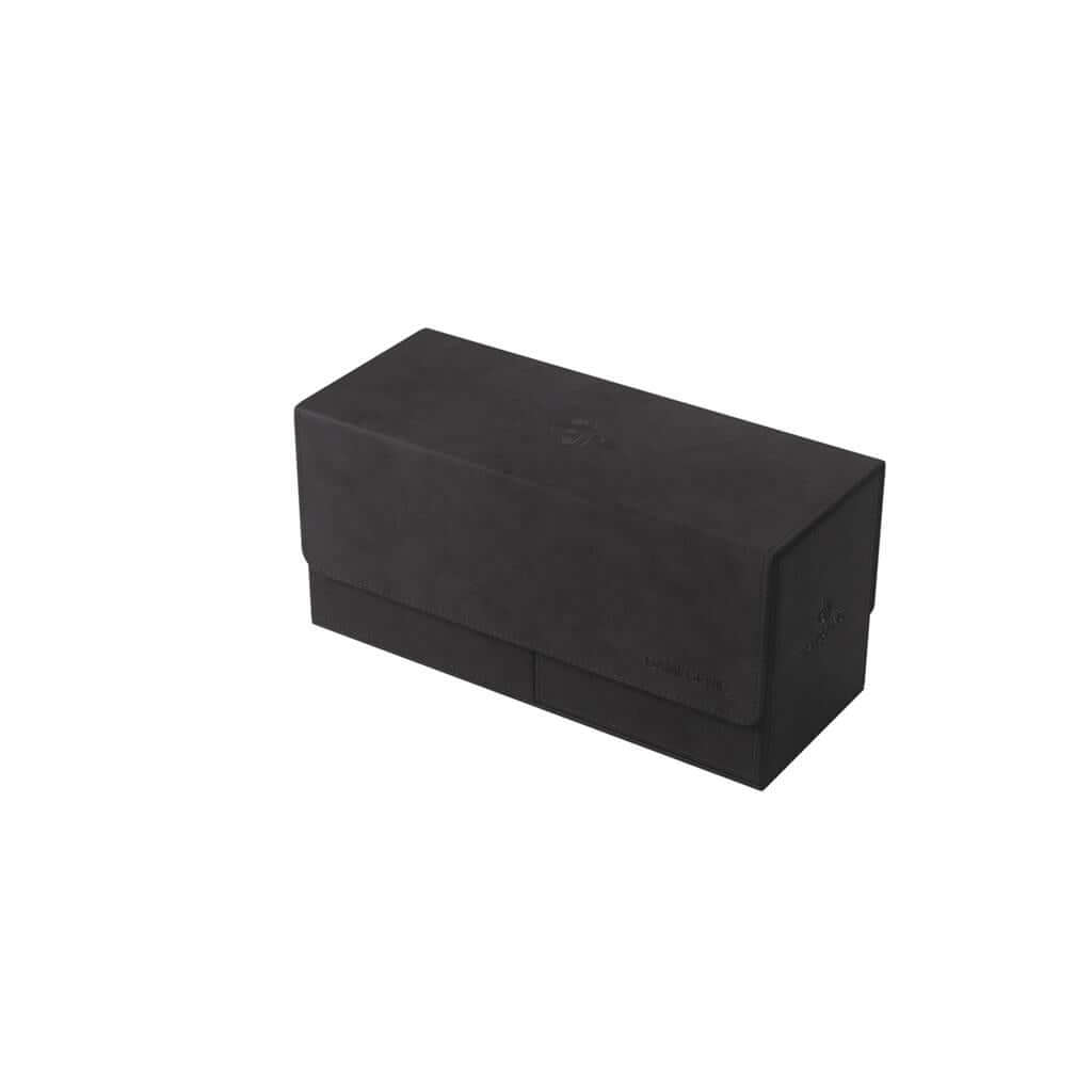 Accessoires The Academic 133+ XL, the box that broke all records, can hold 133+ double-sleeved cards in extra Thick Inner Sleeves* plus accessories. Numerous members of the community have requested a cleaner version of the box, without the Tolarian logos,