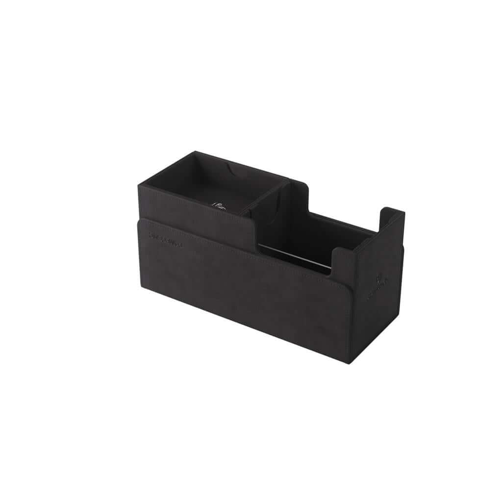 Accessoires The Academic 133+ XL, the box that broke all records, can hold 133+ double-sleeved cards in extra Thick Inner Sleeves* plus accessories. Numerous members of the community have requested a cleaner version of the box, without the Tolarian logos,