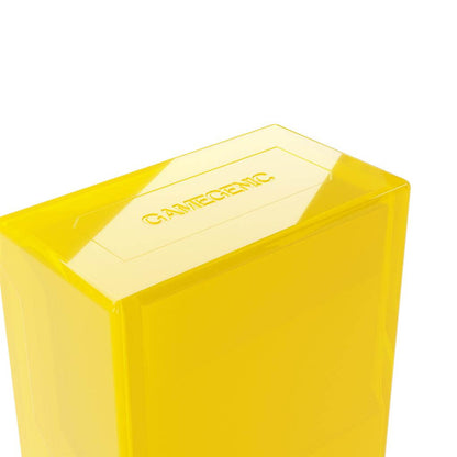 Accessoires The Bastion 50+ is a very compact and rock-solid deck box to safely protect 50+ double-sleeved cards in Closable Inner Sleeves. It is ideal for decks with 55+ double-sleeved cards in standard inner sleeves. Due to translucent materials and sma