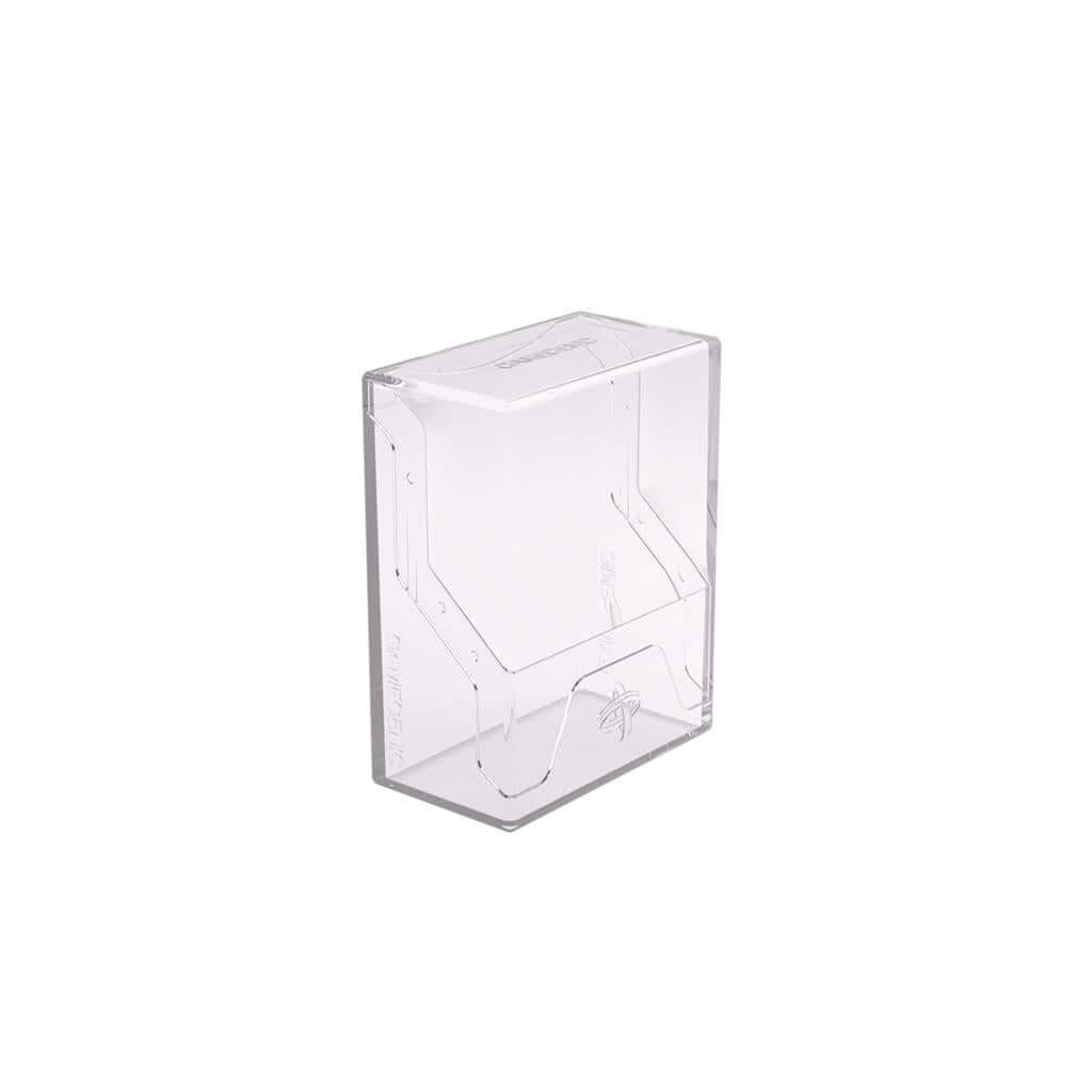 Accessoires The Bastion 50+ is a very compact and rock-solid deck box to safely protect 50+ double-sleeved cards in Closable Inner Sleeves. It is ideal for decks with 55+ double-sleeved cards in standard inner sleeves. Due to translucent materials and sma