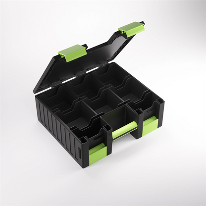 Accessoires Game Castle Black/GreenBring your gaming storage to the next level!The Game Castle is an ingenious, double-sided, all-in-one solution for board gamers, card game players, and tabletop fans. This brand-new product can be opened on either side t