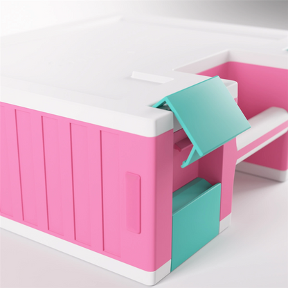 Game Castle Pink/White/Teal