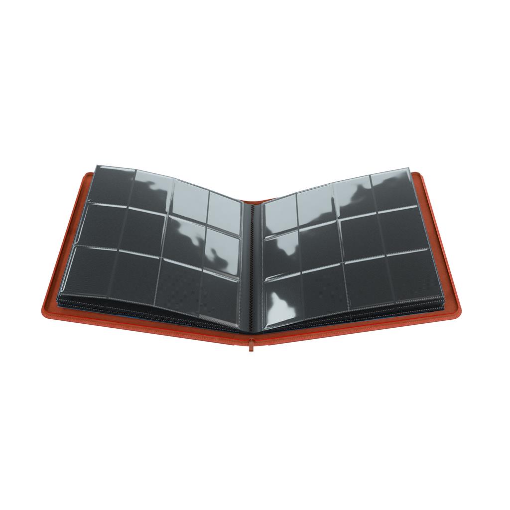 Accessoires Dit rode Zip-Up album is met een rits te openen en sluiten en is voorzien van 20 sideloading 24-Pocket pagina's voor een totale capaciteit van 480 kaarten (zelfs met dubbele sleeves).