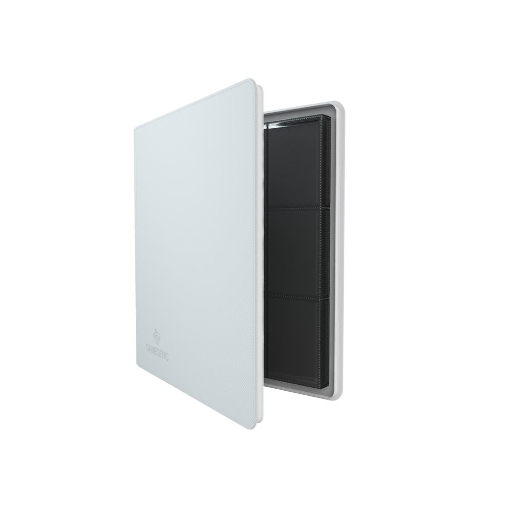 Accessoires Dit witte Zip-Up album is met een rits te openen en sluiten en is voorzien van 20 sideloading 24-Pocket pagina's voor een totale capaciteit van 480 kaarten (zelfs met dubbele sleeves).