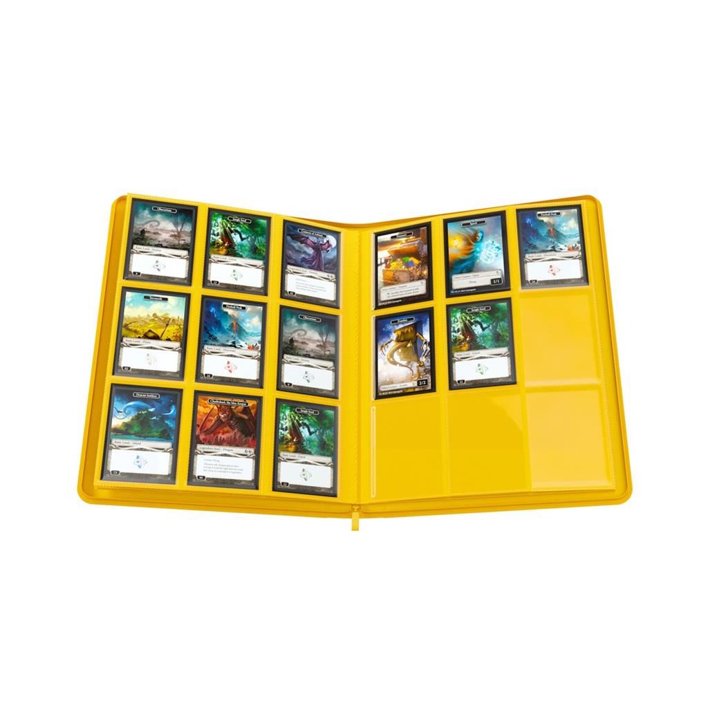 GameGenic PORTFOLIO Zip-Up Album 18-Pocket Yellow