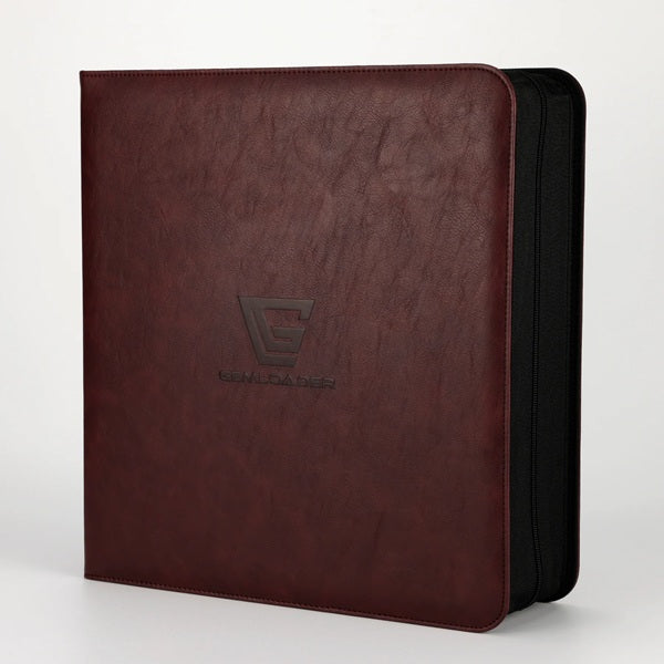 Gemloader Premium Graded Card Binder voor Slabs [28 slots – 2x2 indeling] Rich Auburn