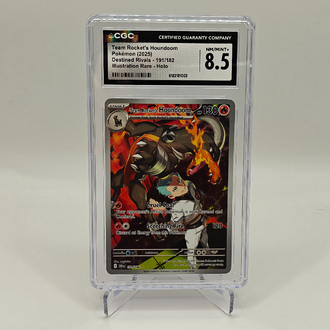 Team Rocket's Houndoom - Destined Rivals - 191/182 - CGC 8.5