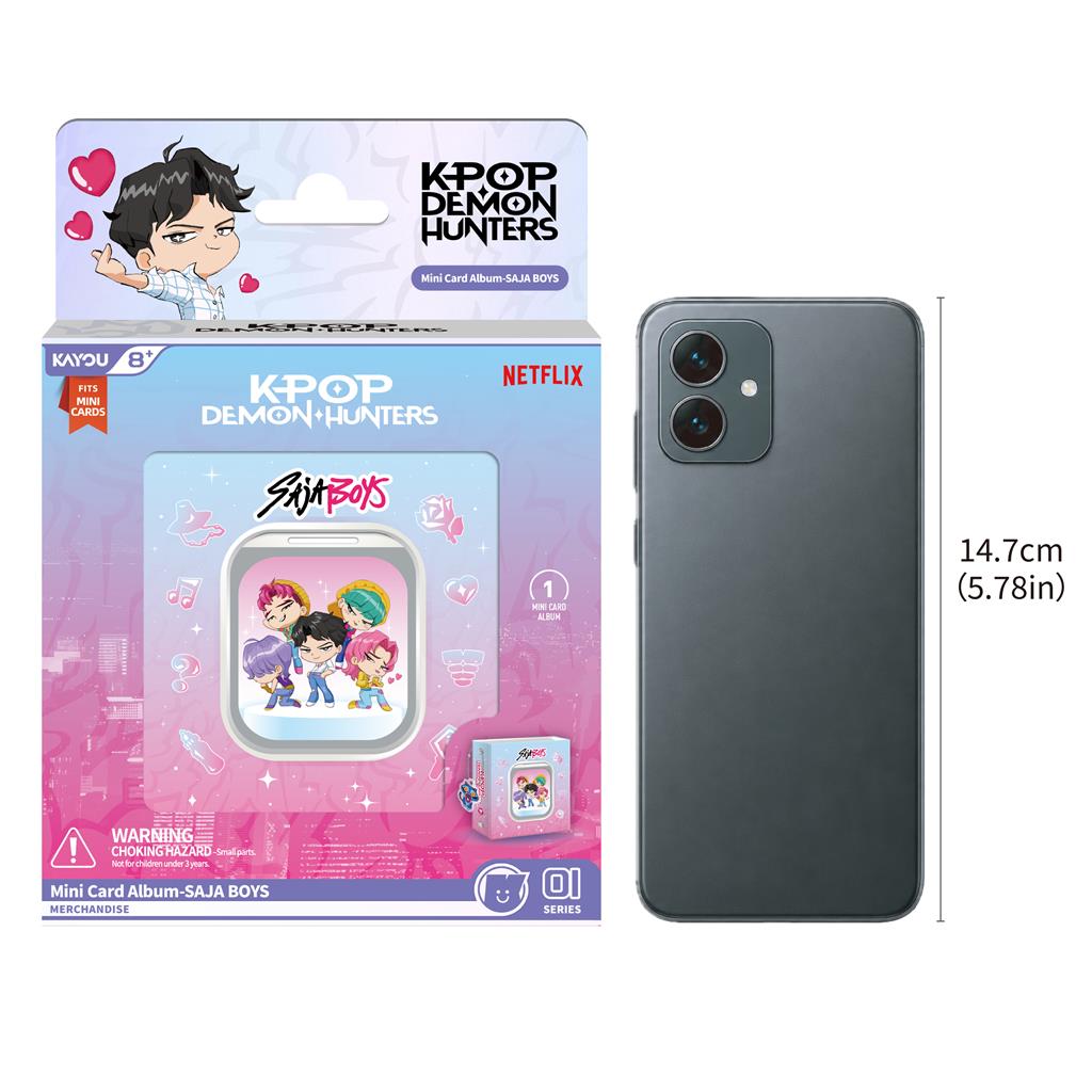KPop Demon Hunters Mini Card Album Saja Boys