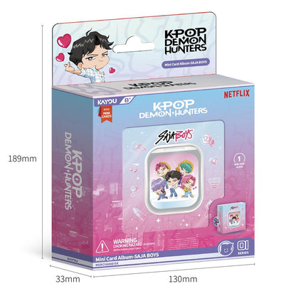 KPop Demon Hunters Mini Card Album Saja Boys