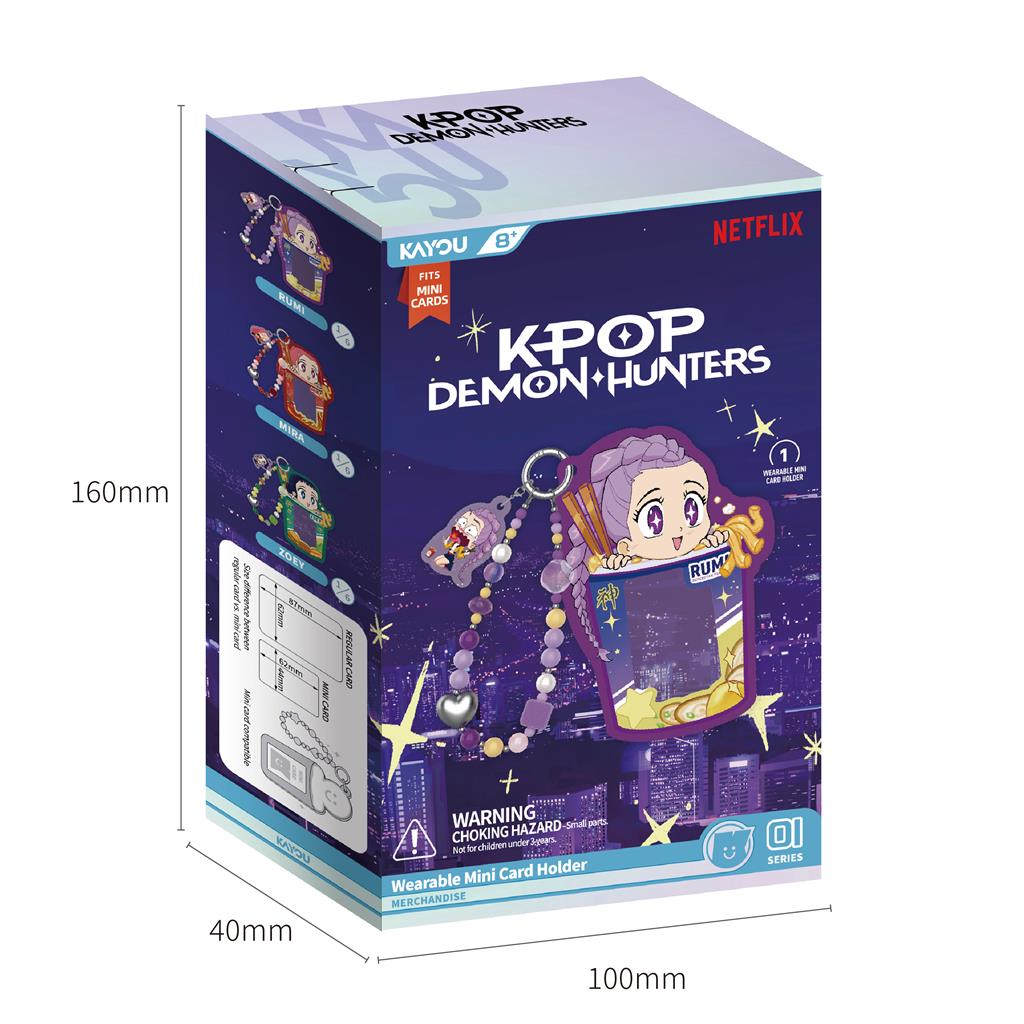KPop Demon Hunters Beaded Mini Card Sleeve