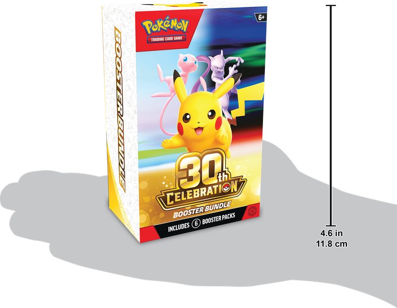 JCC Pokémon : Lot de boosters Célébration 30e