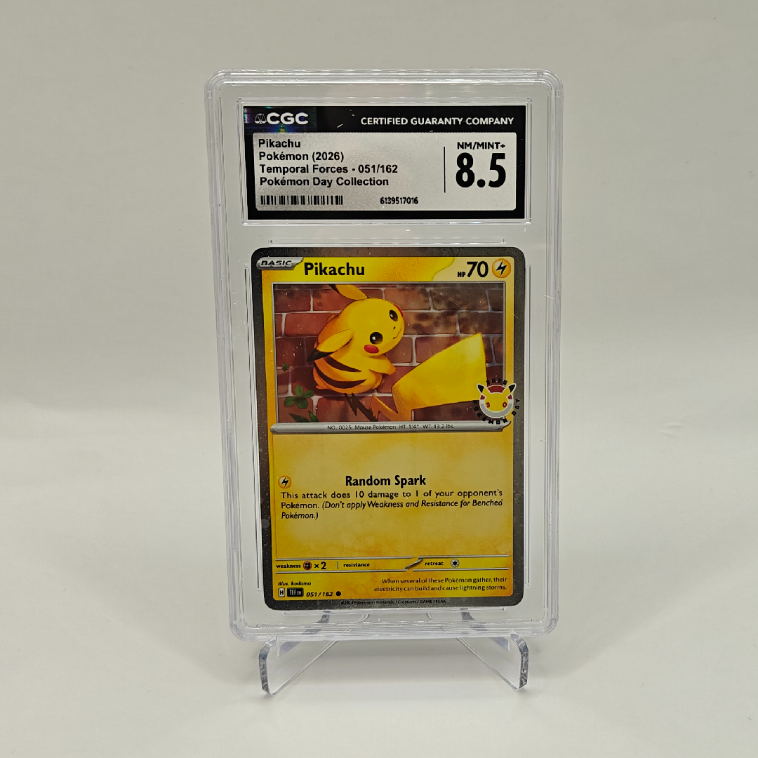 Pikachu - Collection Journée Pokémon - 051/162 - CGC 8,5
