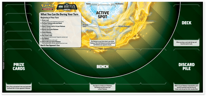 Pokémon De POK TCG May ex Battle Decks bevat: 1 set met 60 kaarten waarmee je direct aan de slag kunt 3 referentiekaarten 1 handleiding om snel te kunnen beginnen 1 single-player speelmat 1 set damage counters 1 munt 1 Deckbox 1 strategie overzicht 1 code