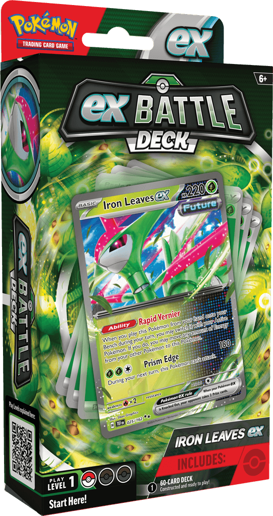 Pokémon Machtige Pokémon ex strijden voor de overwinning!Machtige Pokémon ex staan klaar om het slagveld op te stormen in de nieuwe Pokémon TCG: ex Battle Decks! Elk deck van 60 kaarten wordt geleid door een uitzonderlijke Pokémon ex en bevat alles wat je