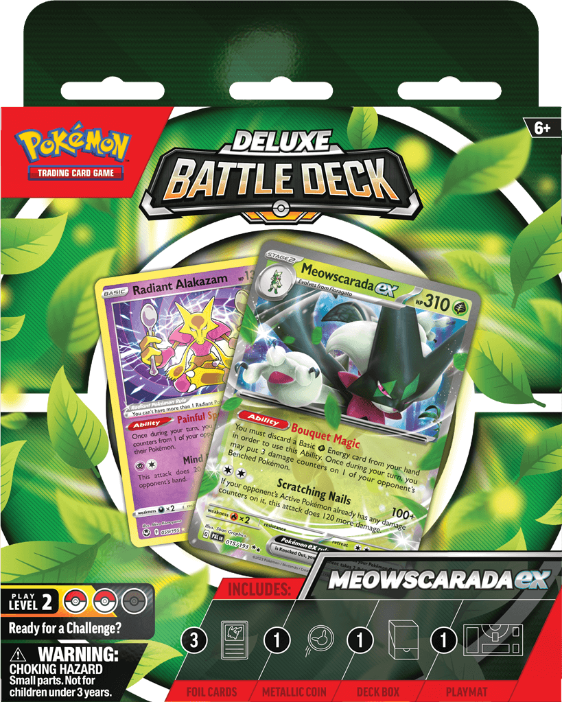 Pokémon Stap in de wereld van intense Pokémon-gevechten met het Pokemon Deluxe Battle Deck! Dit krachtige deck is ontworpen om trainers van elk niveau de ultieme vechtervaring te bieden en hen te helpen hun strategieën naar een hoger niveau te tillen.Het