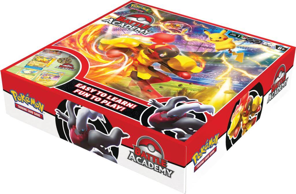 Pokémon Bereid je voor op een Pokémon-strijd met de kant-en-klare Pokémon Trading Card Game Battle Academy! De Battle Academy bevat alles wat twee spelers nodig hebben om te spelen. Inclusief een Nederlandse handleiding voor de decks, zodat je eerste potj