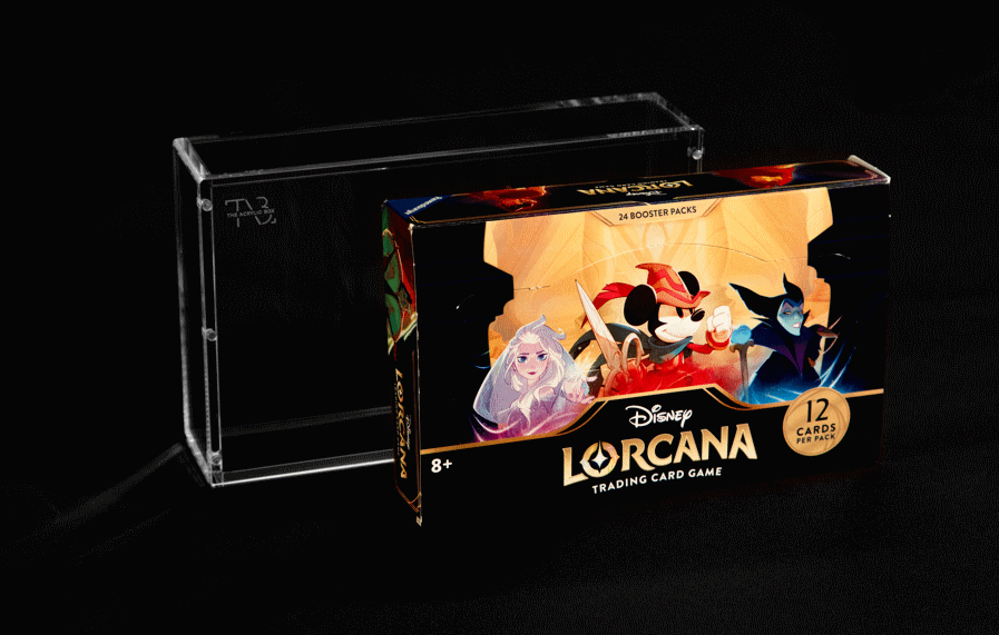 Accessoires Premium Acrylic - Disney Lorcana Booster Box*Levate your Disney trading card collection with the Premium Acrylic - Disney Booster Box Display Case. This sleek and durable display case is the perfect way to showcase your favorite Disney Booster