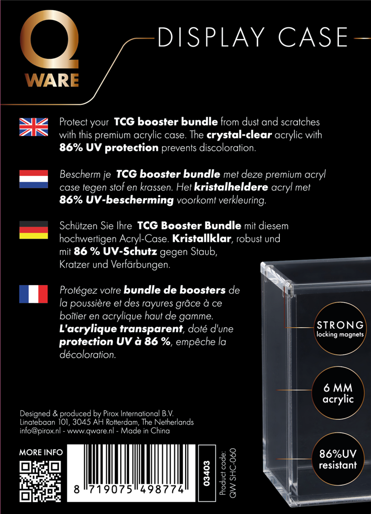 Qware Vitrine - Pack Booster
