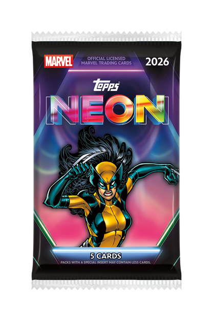 Topps Marvel 2026 Neon Mega Box