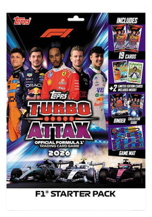 Coffret de démarrage de cartes à collectionner Formule 1 Turbo Attax 2026