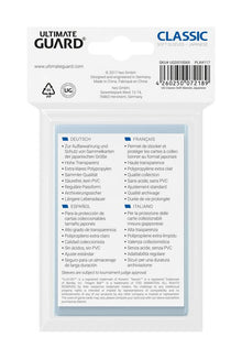 Accessoires This pack contains 100 card sleeves for all Japanese sized gaming cards, like Yu-Gi-Oh!™ and others.- High clearness- Extra clear polypropylene- Collector´s grade- Acid free, no PVC- Regular fit- Archival safe- Sleeve size: 62 x 89 mm