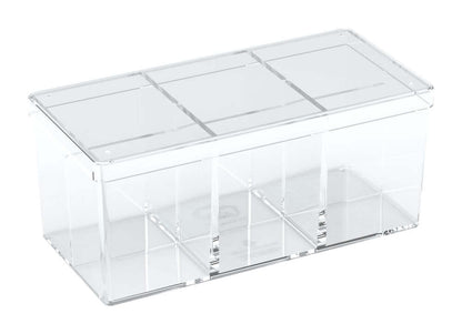 Accessoires Ever wish, you had more space for your cards, while still carrying only one box? The solution is finally here!The Stack´n´Safe Box 480 from UG´s line of high quality card boxes is made of clear polystyrene and can hold up to 480 (6 x 80) cards